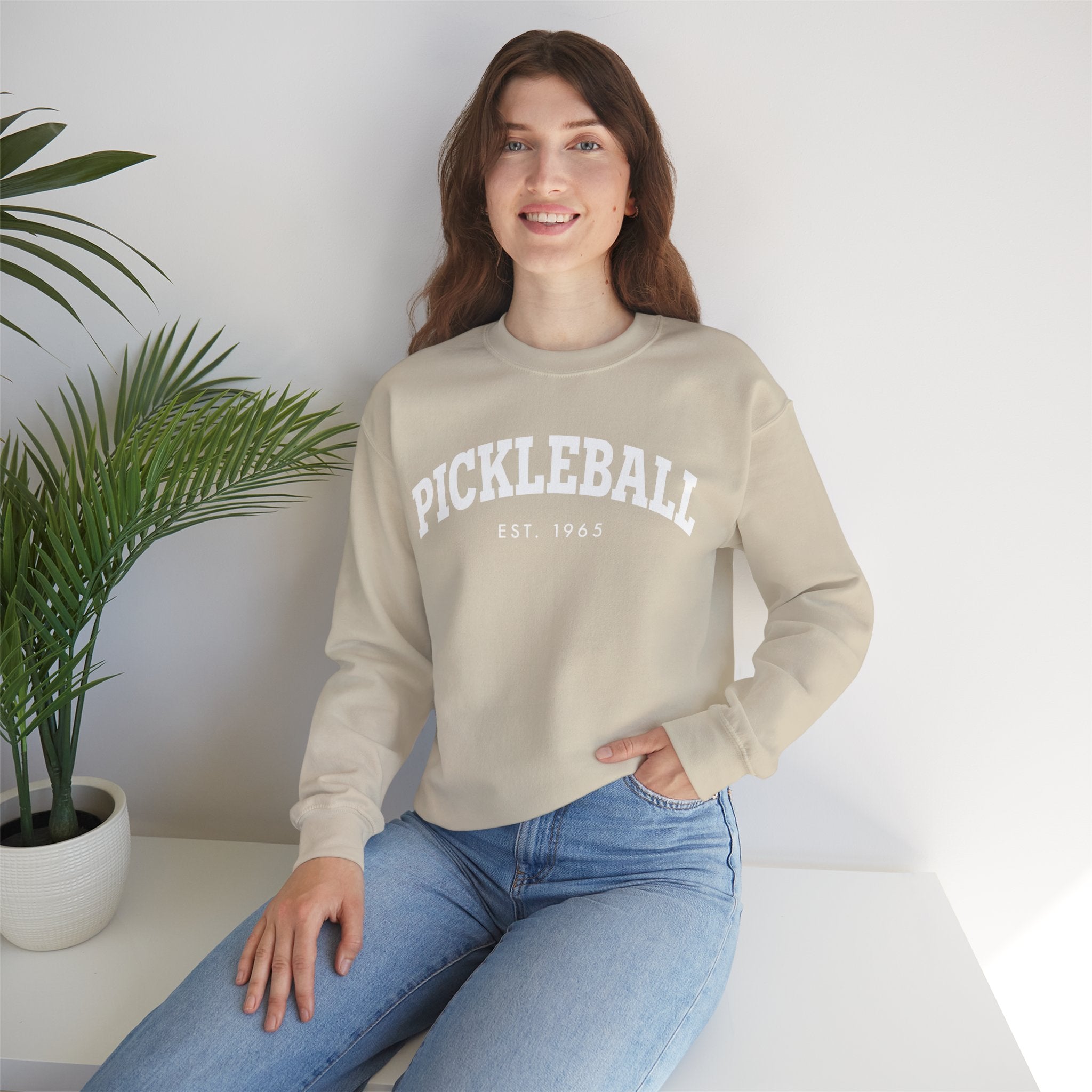 Pickleball Est. 1965 Unisex Heavy Blend™ Crewneck Sweatshirt