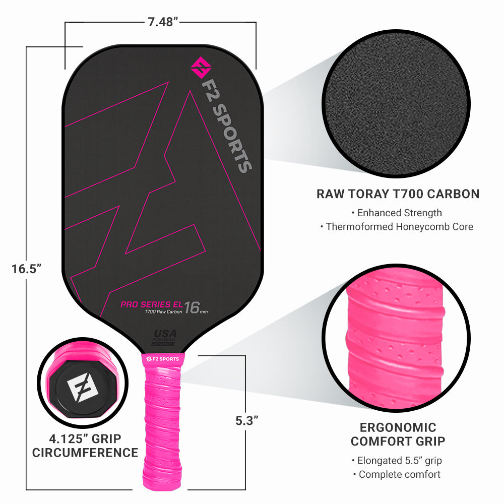 Edgeless Pro Series Carbon Pickleball Paddle