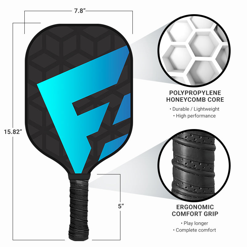 F2 Sports Graphite Pickleball Paddle shops